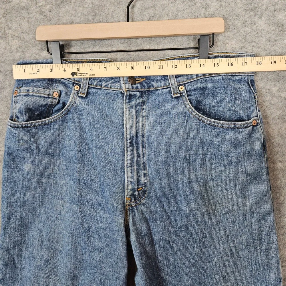 Levi's 550 Men's Blue Jeans Size 38x34 (ACTUAL 36x34) 100% Cotton Vintage 1992‎